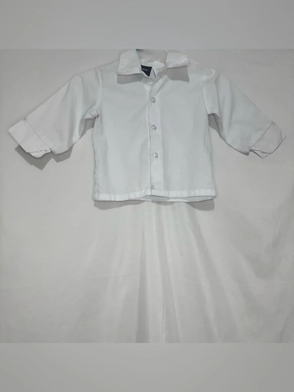Baby Hudson Ferrell White Button-Front Dress Shirt